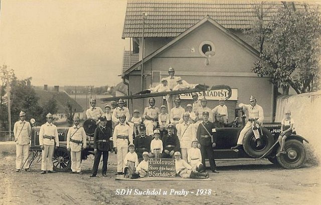 suchdolští hasiči 1938
